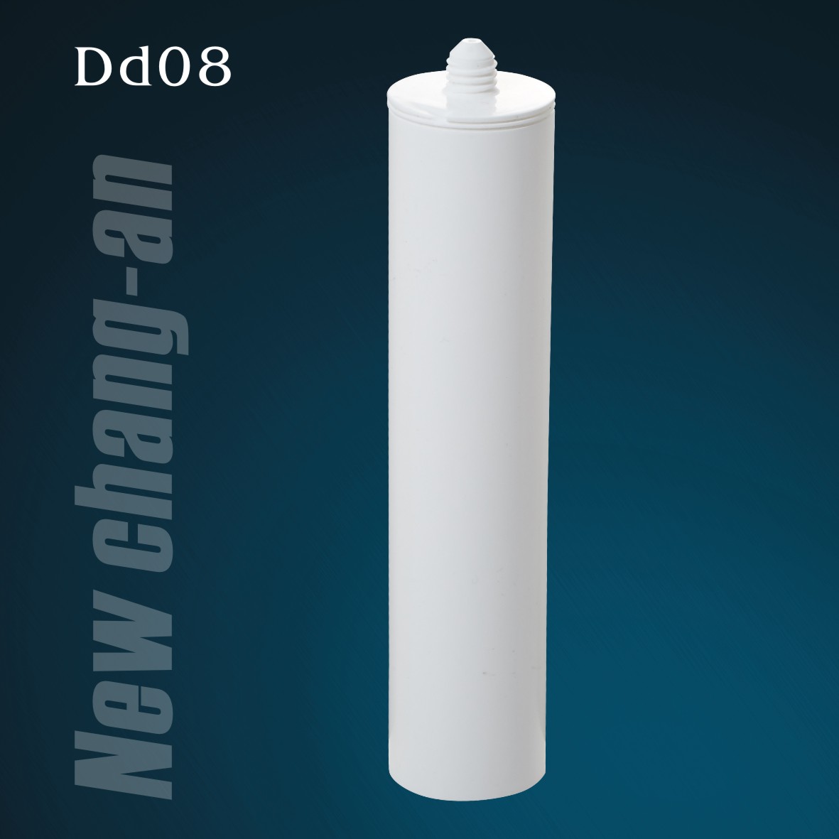 300 мл HDPE Белый пластиковый картридж для силиконового герметика