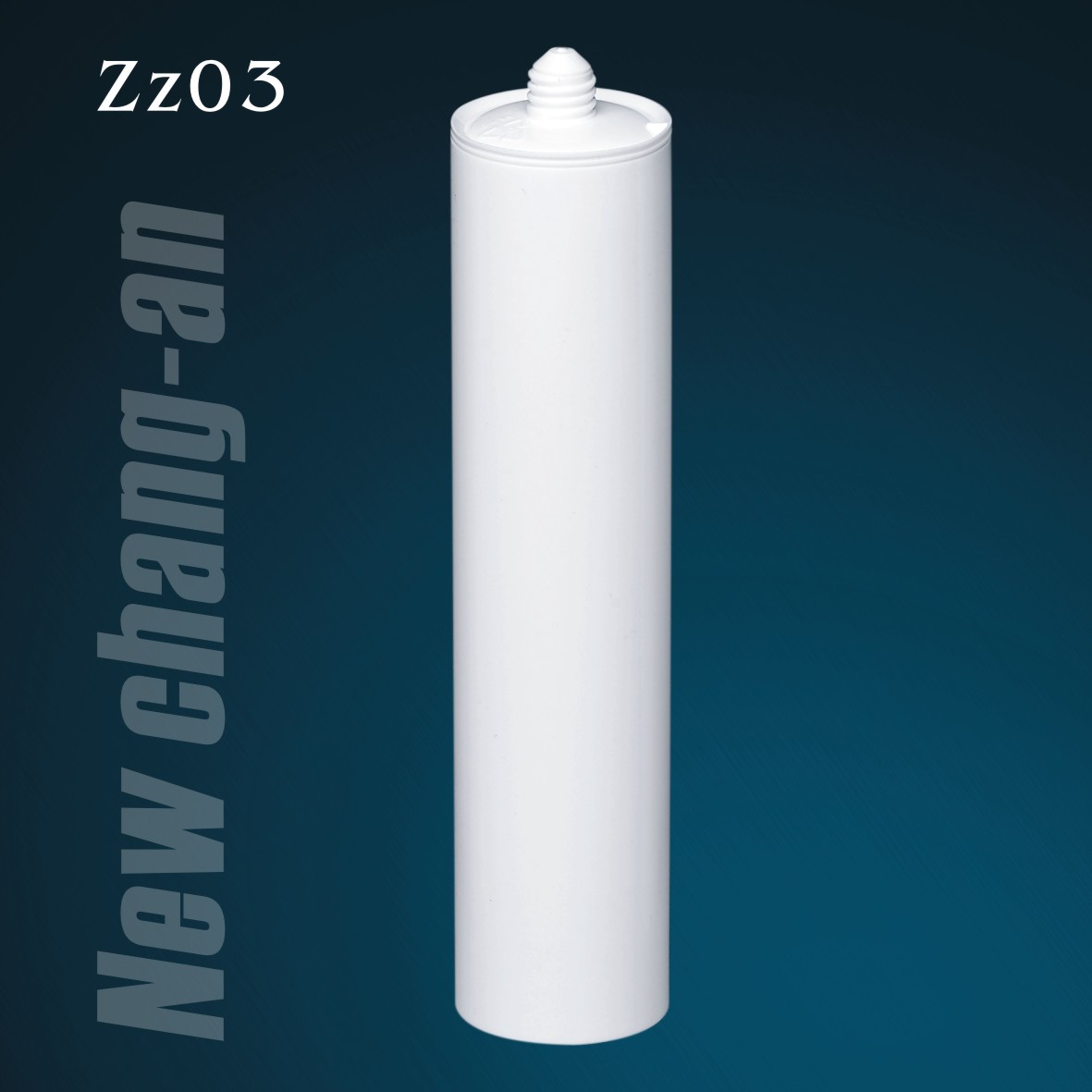 250 мл пустой пластиковый картридж HDPE для силиконового герметика