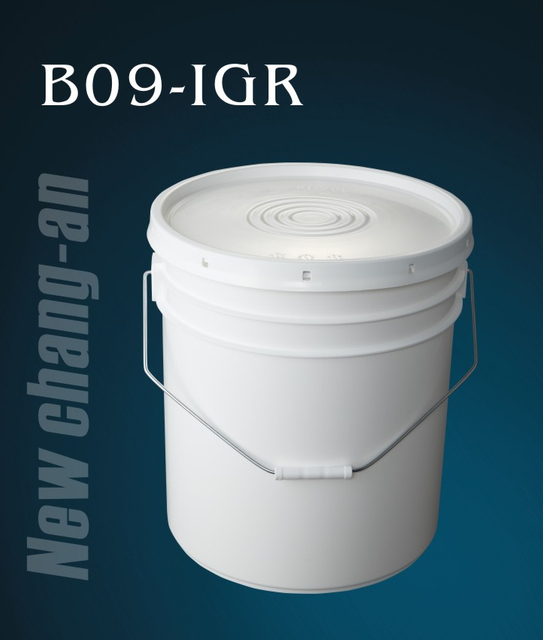 20L Тяжелая пластиковая пластинка B09-IGR с крышкой и ручкой для строительных клеев