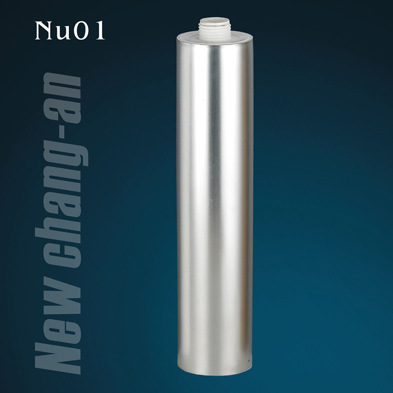 Пустой алюминиево-пластиковый картридж из ПНД на 300 мл Nu01 для герметика MS